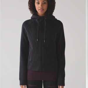 lululemon athletica Fleece Be True Black Hoodie Jacket | Size Small